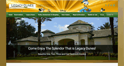 Desktop Screenshot of golegacydunes.com
